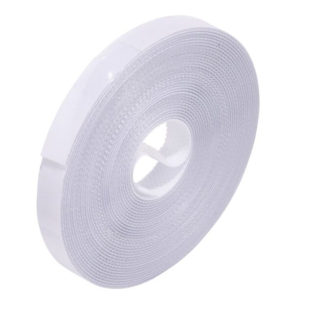 Ruban fermeture velcro blanc pour moustiquaire 6m