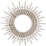 Miroir soleil en bois collection Serenity