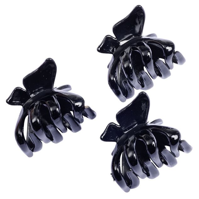 Pince papillon noir L6cm x3