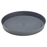 Soucoupe plastique pour pot rond 23L gris anthracite