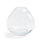 Soliflore rond verre transparent &Oslash;8,5xH7,7cm