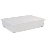 Bo&icirc;te de rangement transparente 55 L