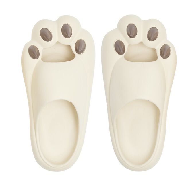 Chaussons griffe caoutchouc beige 38/39