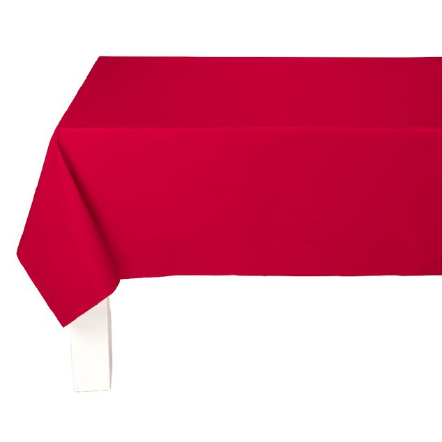 Toile cir&eacute;e au m&egrave;tre unie rouge