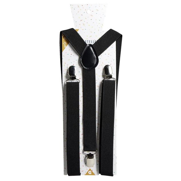 Bretelles fantaisies unies L100cm (2 mod&egrave;les)