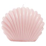 Bougie coquillage grand mod&egrave;le 15x12,8xH9cm