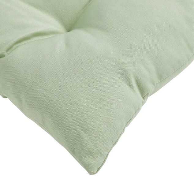 Coussin de banc assise matelass&eacute;e &agrave; nouettes 45x120cm (3 couleurs)