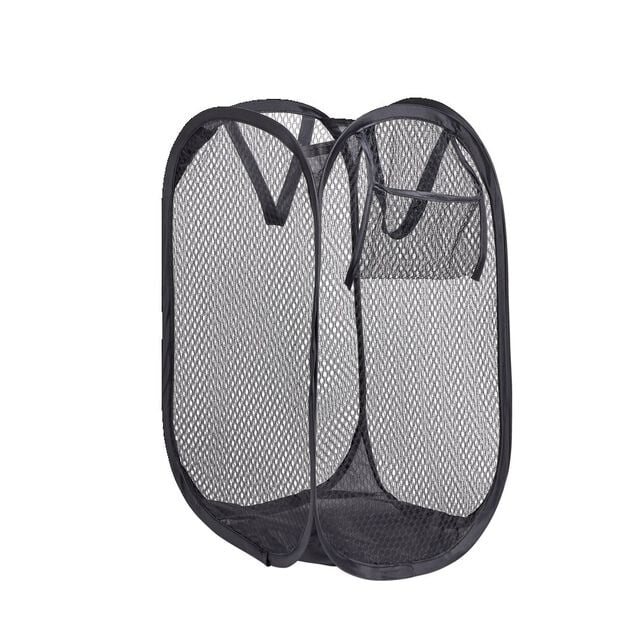 Panier &agrave; linge 20L pliable avec poign&eacute;es 23,5x23,5x46,5cm