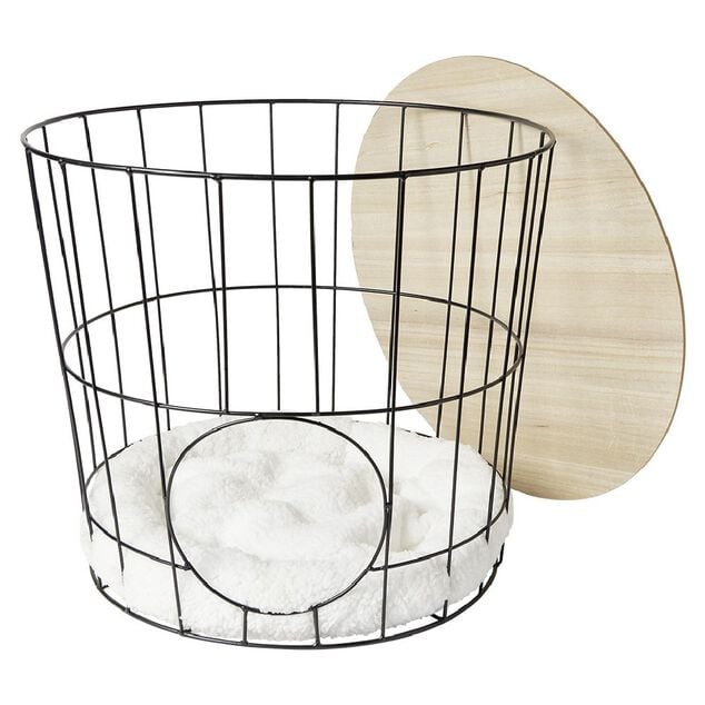 Pani&egrave;re ronde multifonction pour chat