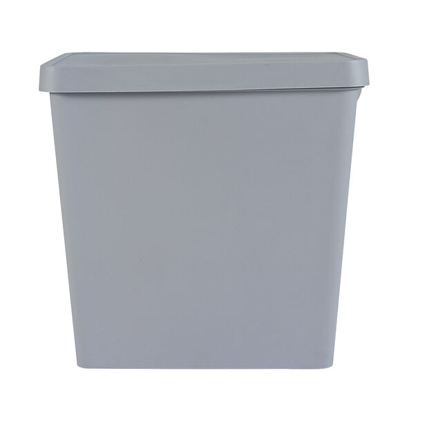 Bo&icirc;te de rangement avec couvercle grise 26 L
