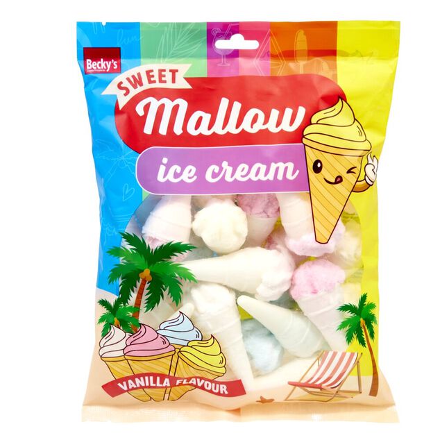 Bonbon marshmallow cornet de glace vanille 135gr
