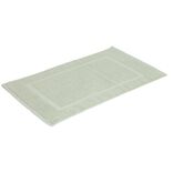 Tapis salle de bain coton vert 70x40 cm