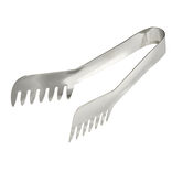 Pince de cuisine en acier gris 3,5x4,5xL19,5cm