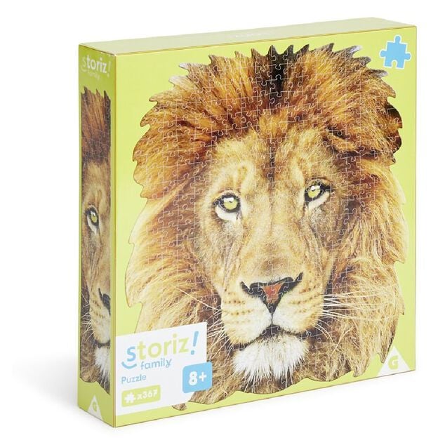 Puzzle enfant 367 pi&egrave;ces t&ecirc;te de lion