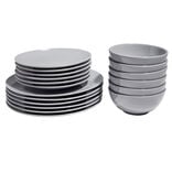 Service vaisselle gris 18pcs