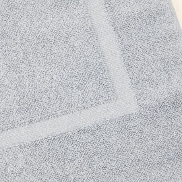 Tapis de bain coton bleu 50x80cm