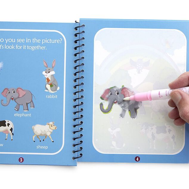 Cahier de dessin magique r&eacute;utilisable avec stylo