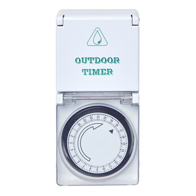 Programmateur journalier d'ext&eacute;rieur 24 H &eacute;tanche