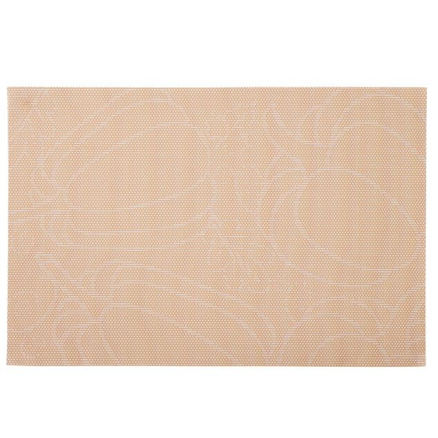 Set de table rectangulaire plastique motif citrouille orange 30x45cm