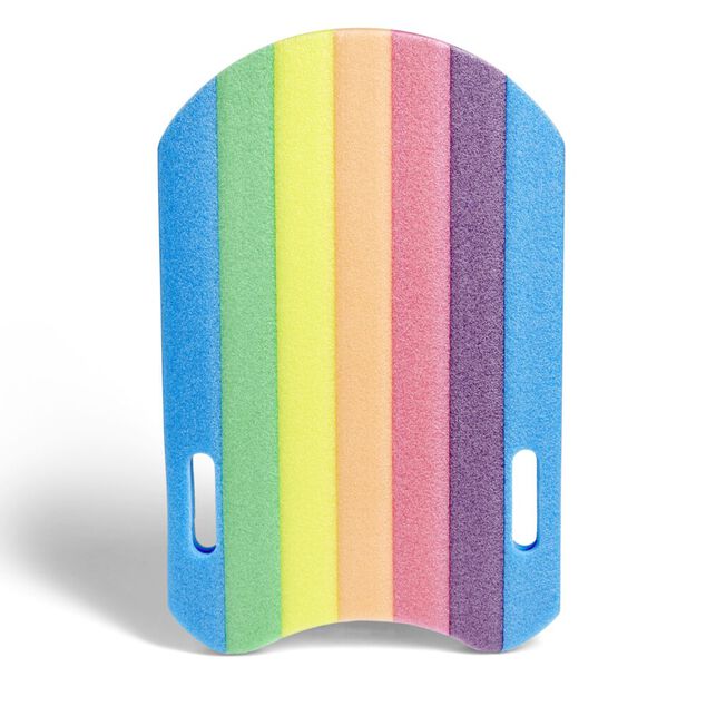 Planche de natation piscine arc-en-ciel
