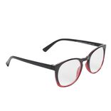 Lunette loupe de lecture en métal et plastique rouge 13,5x14xH4,5cm