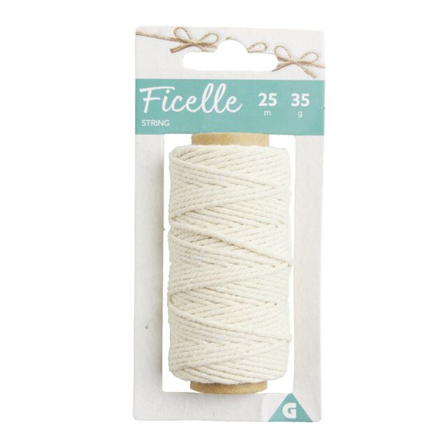 Bobine de ficelle en coton 25m