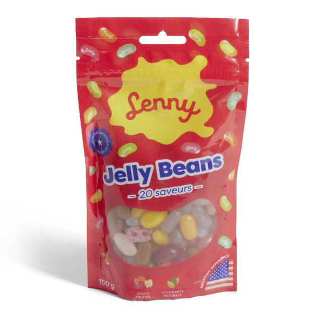 Bonbons Jelly Beans 20 saveurs go&ucirc;t fruit&eacute; 150gr