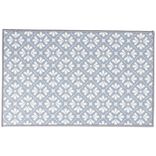 Tapis de cuisine latex imprim&eacute; bleu 80x50 cm