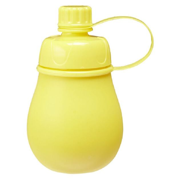 Gourde pour compote r&eacute;utilisable en silicone