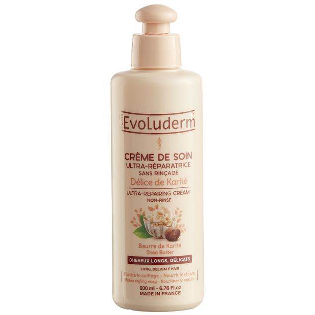 Soin capillaire Evoluderm d&eacute;lice de karit&eacute; 200 ml