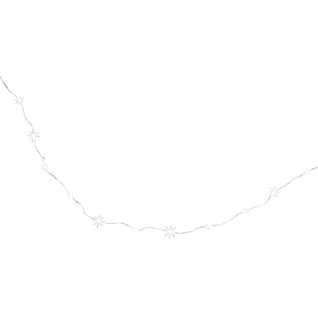 Guirlande électrique fil cuivre 40 microLED 2m d'éclairage blanc froid