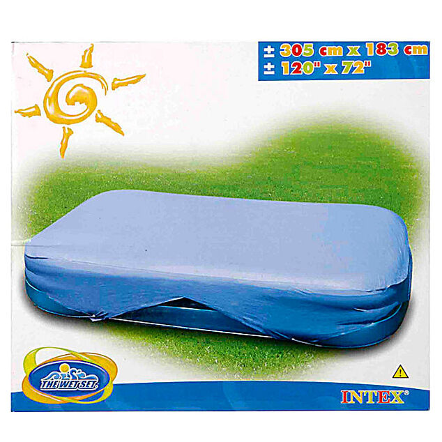 B&acirc;che de protection piscine gonflable rectangulaire Intex 183x305cm