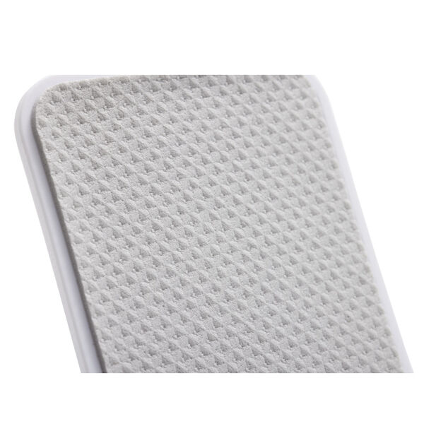 Support t&eacute;l&eacute;phone multiposition blanc 6,5x2,7xH11cm