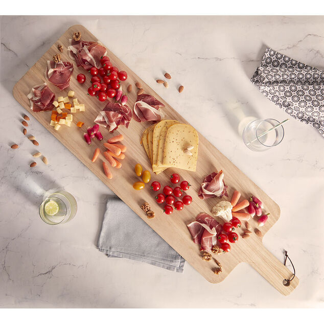 Planche à servir XXL en bois L.100 cm