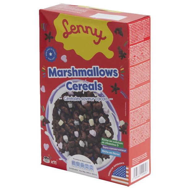 Céréales Lenny au cacao avec marshmallows 325gr