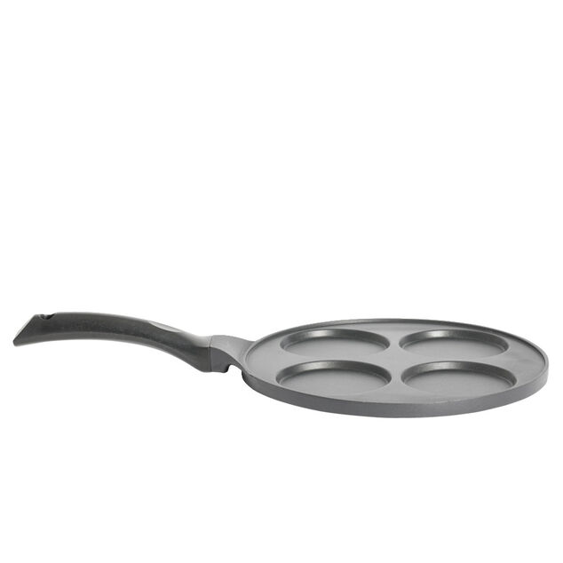 Po&ecirc;le &agrave; pancakes tous feux dont induction aluminium noir &Oslash;26,7cm