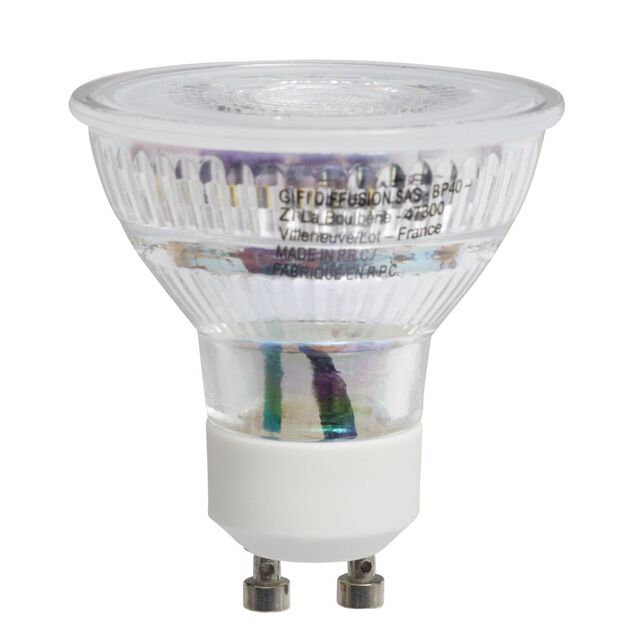 Lot de 6 spots LED en alu GU10 3,6W 450lm