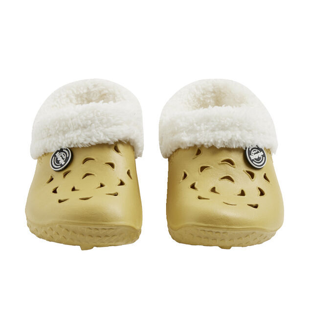 Sabots enfant Hipps fourrés jaune T28/29