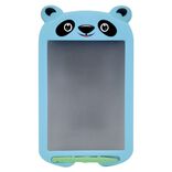 Tablette d'écriture enfant écran LCD forme ours H20cm blanc ou bleu