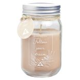 Bougie parfumée à message senteur ambre patchouli