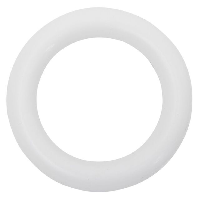 Anneau de rideau &Oslash;42 mm plastique Blanc x10
