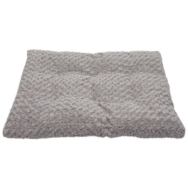 Couchage chien m&eacute;moire de forme gris 70x90cm Taille L