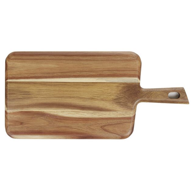 Planche &agrave; d&eacute;couper avec manche en acacia