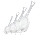 Lot de 4 tamis en plastique Ø6,4/8/10,8/14cm