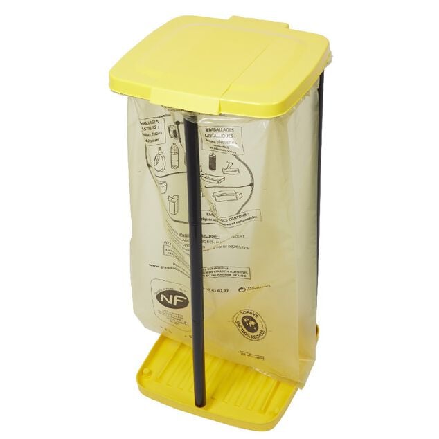 Support pour sac poubelle en kit pliable