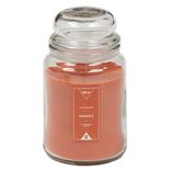 Bougie dans bocal orange Ø9,5 cm