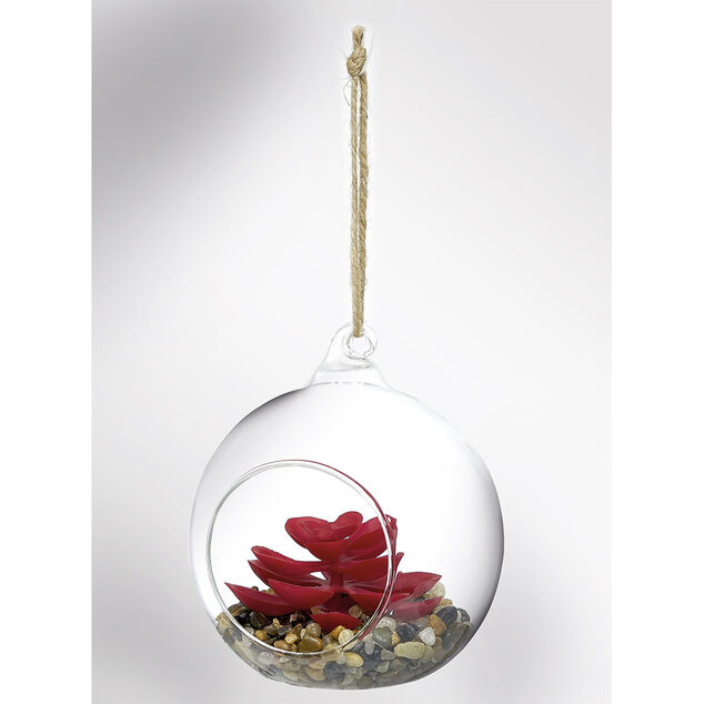 Boule d&eacute;corative &agrave; suspendre &Oslash;10xH9cm