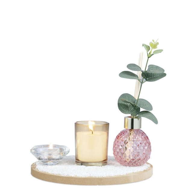 Plateau senteur bougie/bougeoir/diffuseur