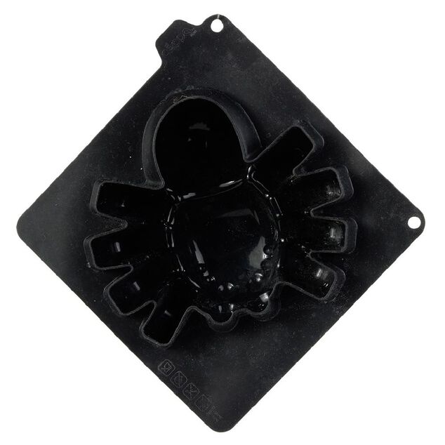 Moule g&acirc;teau silicone Halloween araign&eacute;e g&eacute;ante 18x18xH7,5cm