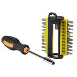 Tournevis avec 21 embouts plastique et acier